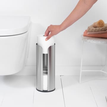 Brabantia wc-paperipidike 3 rullalle - Matt steel - Brabantia