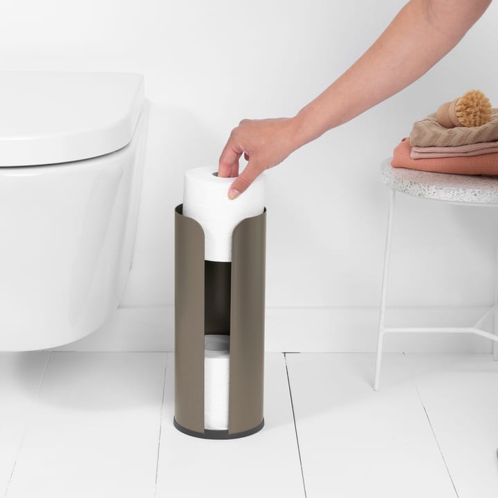 Brabantia wc-paperipidike 3 rullalle - Platinum - Brabantia