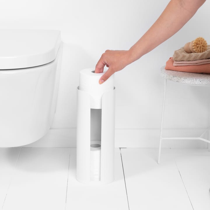 Brabantia wc-paperipidike 3 rullalle, White Brabantia