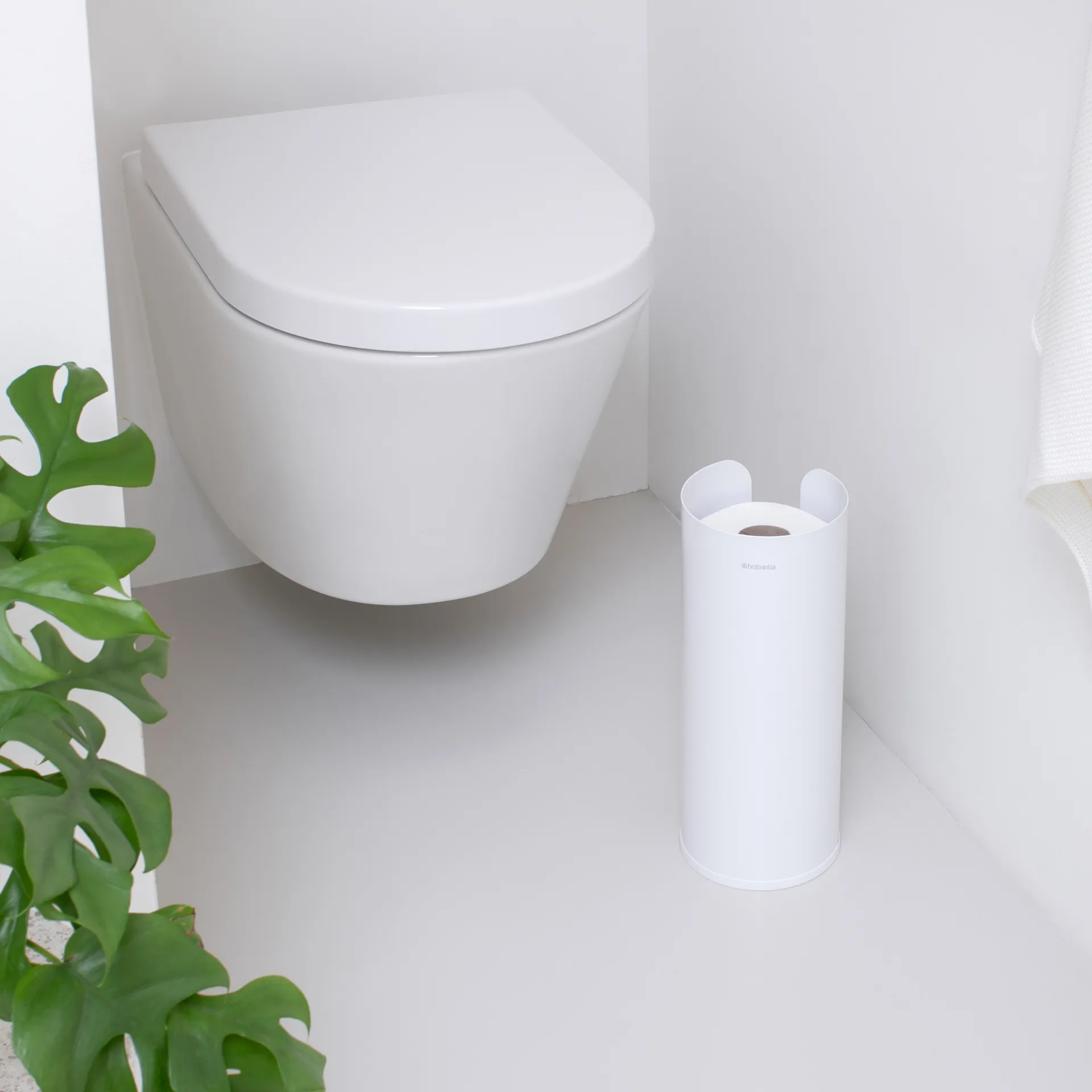 Brabantia wc-paperipidike 3 rullalle, White Brabantia