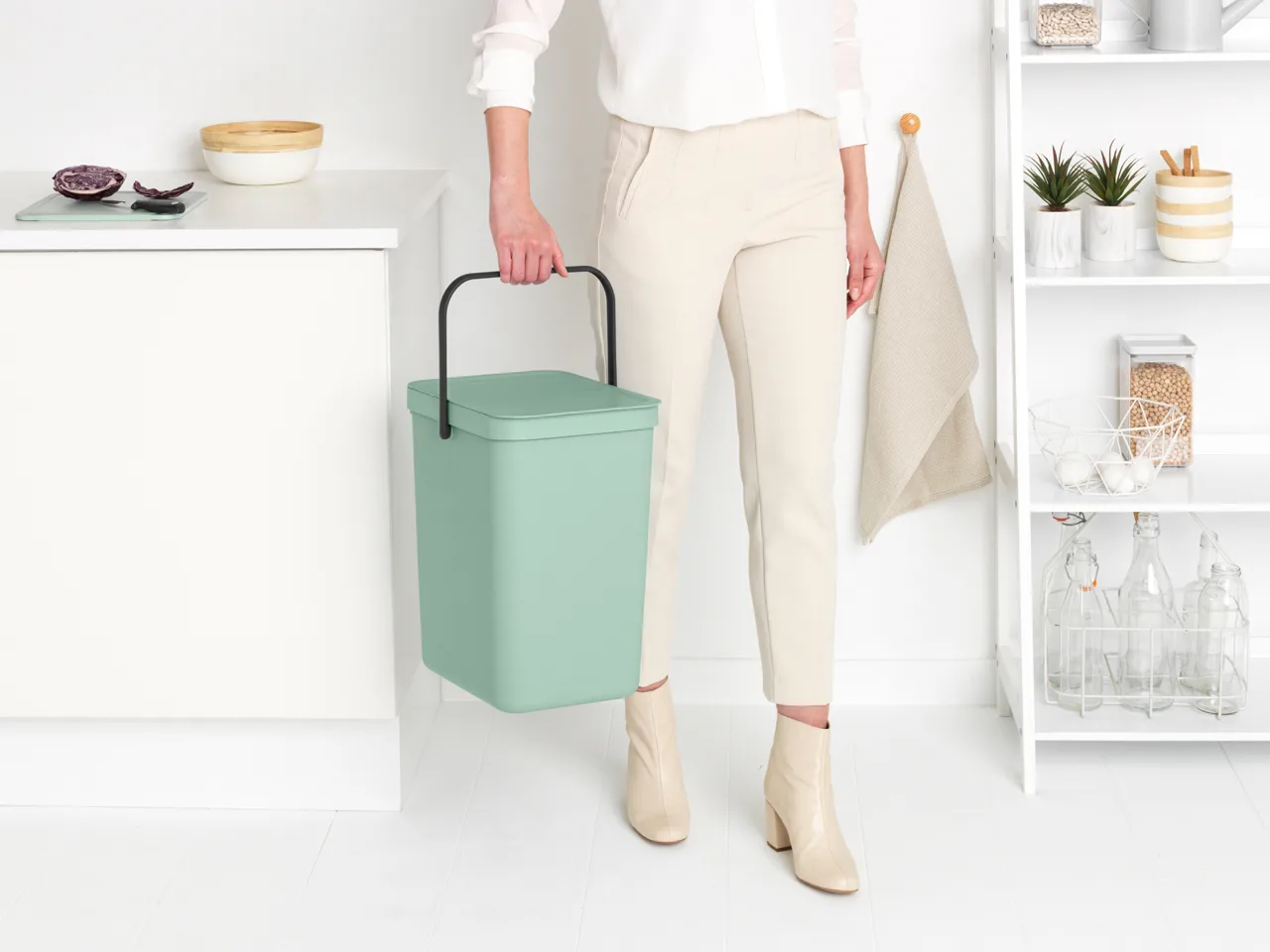 Jäteastia Sort & Go 25L, Jade green Brabantia