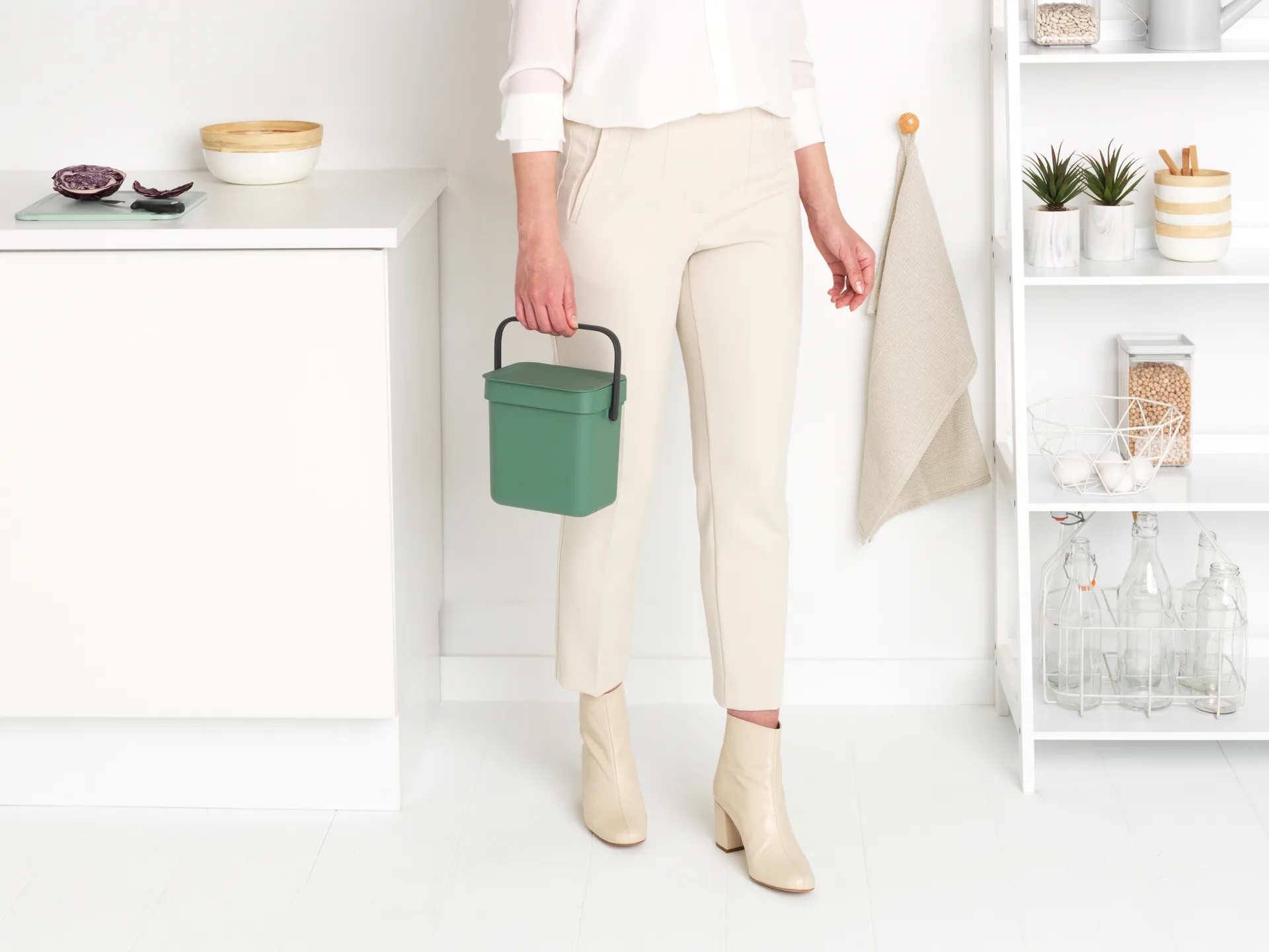 Jäteastia Sort & Go 3 l, Kuusenvihreä Brabantia