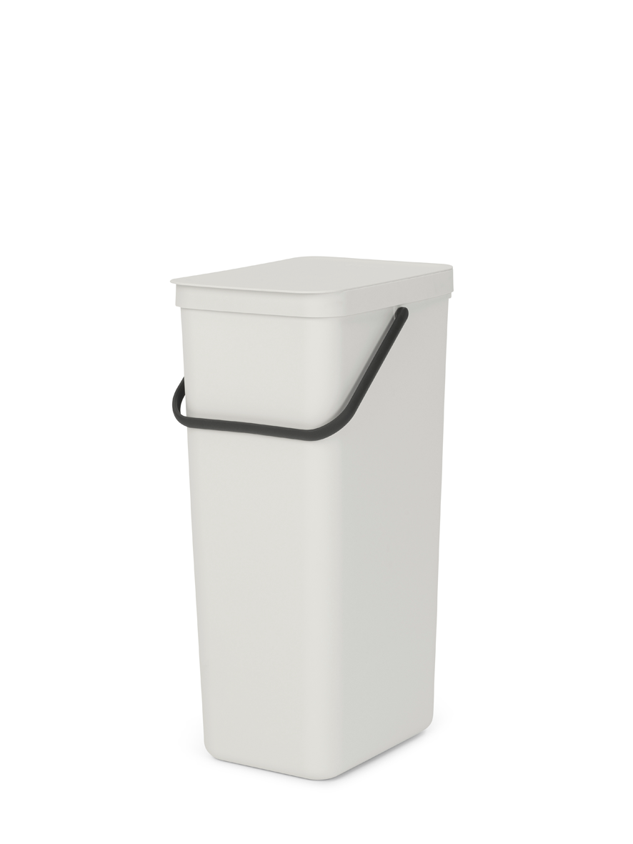 Brabantia Jäteastia Sort & Go 40L Vaaleanharmaa | Skandinaavinen Sisustus | Lajitteluastiat | Harmaa