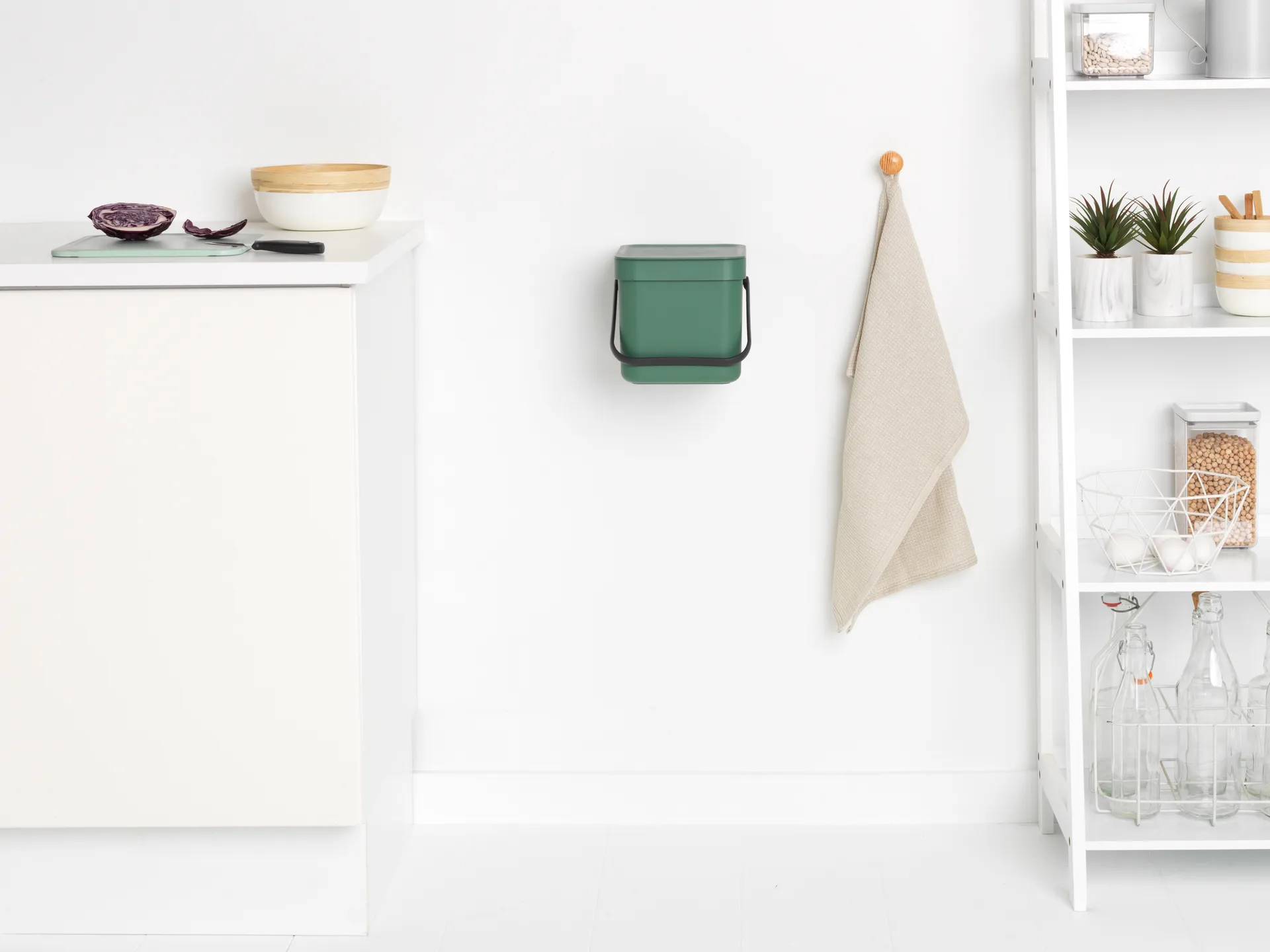 Jäteastia Sort & Go  6 l, Kuusenvihreä Brabantia