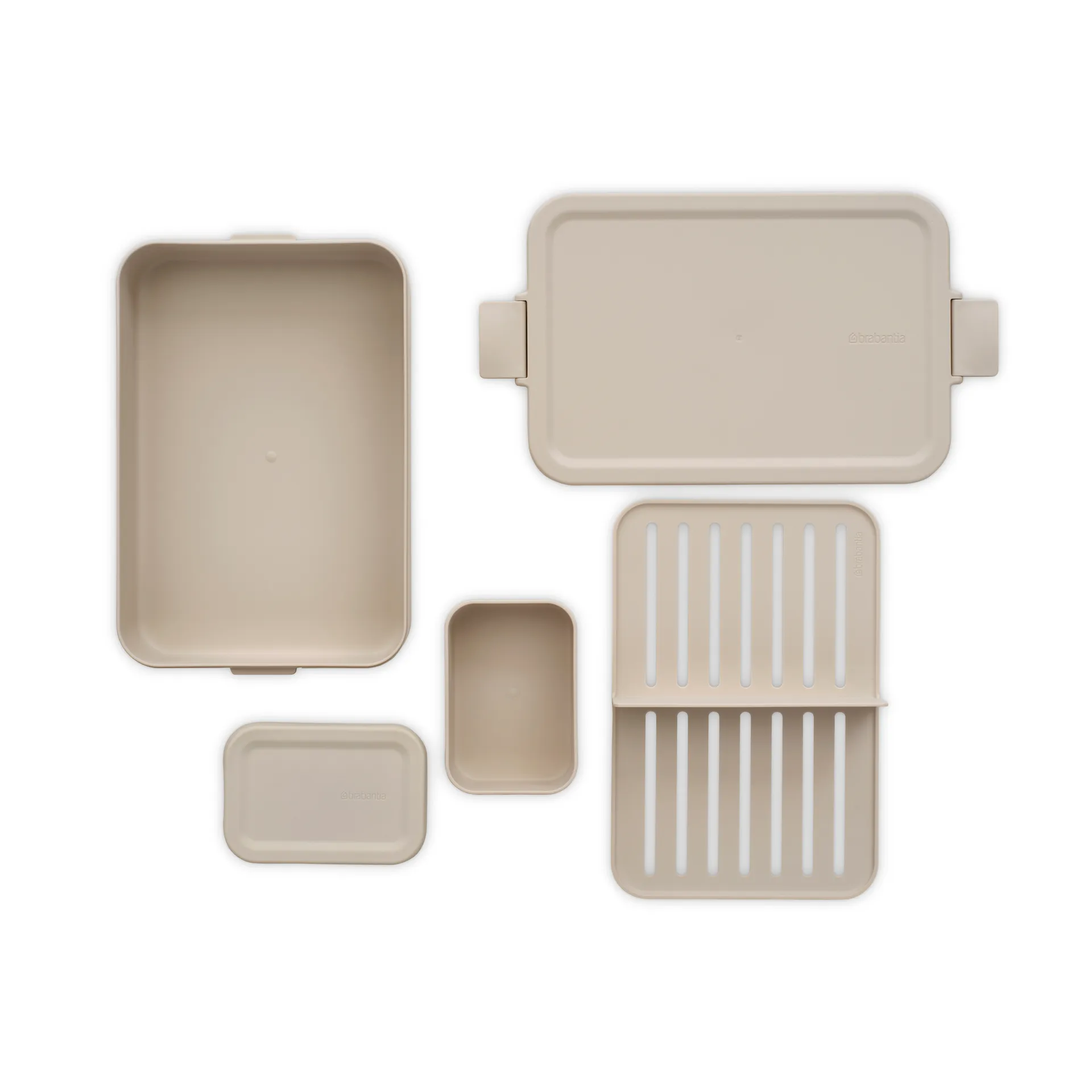 Make & Take bento -lounasrasia suuri 2 l, Soft Beige Brabantia