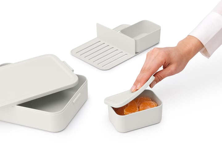 Make & Take bento -lounasrasia suuri 2 l, Vaaleanharmaa Brabantia
