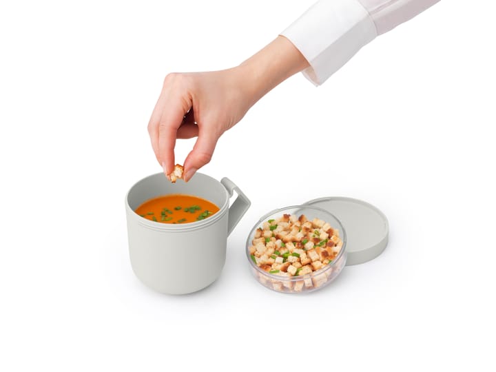 Make & Take -keittomuki 0,6 l, Vaaleanharmaa Brabantia