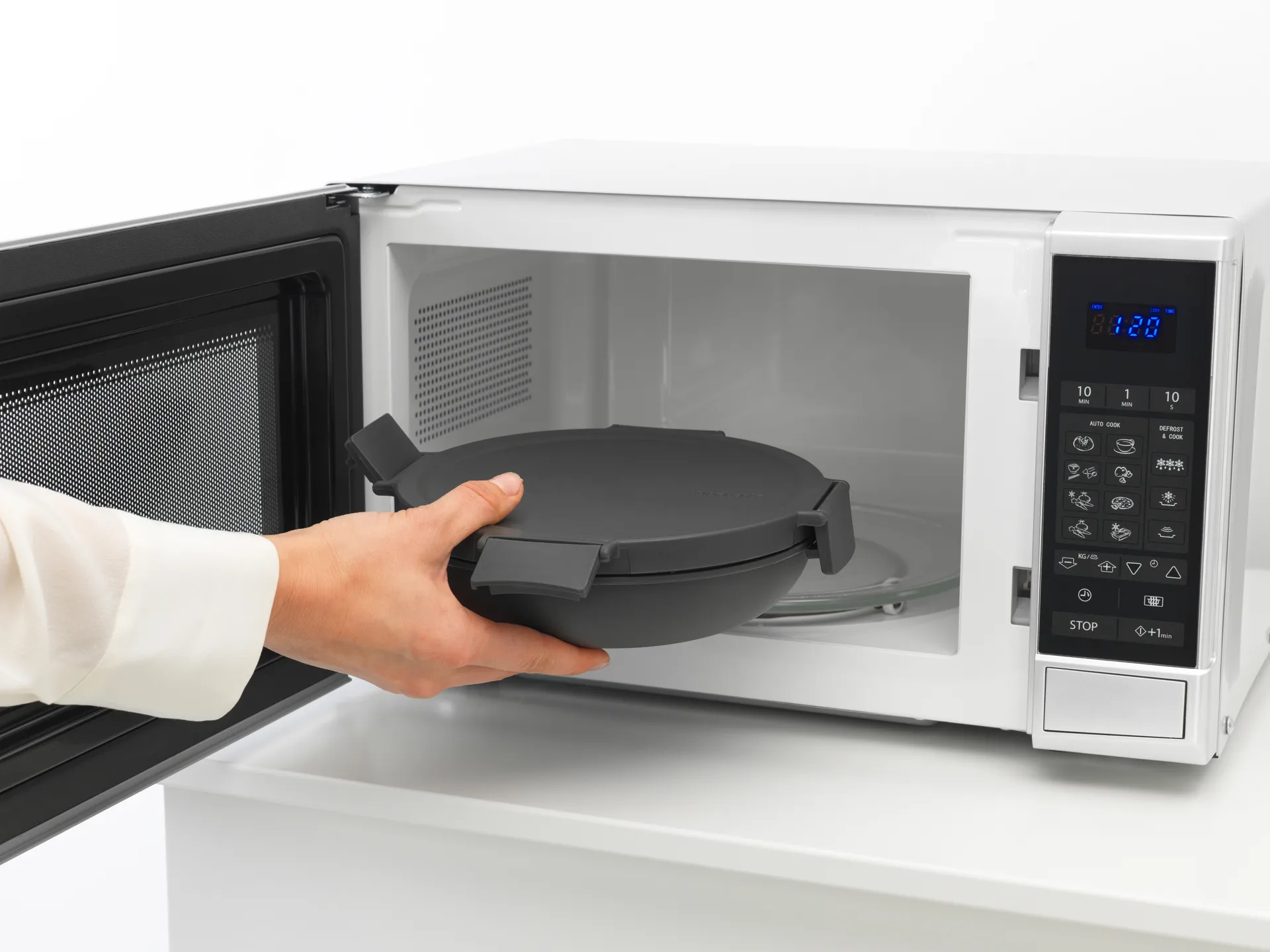 Make & Take -lounasrasia 1 l, Tummanharmaa Brabantia