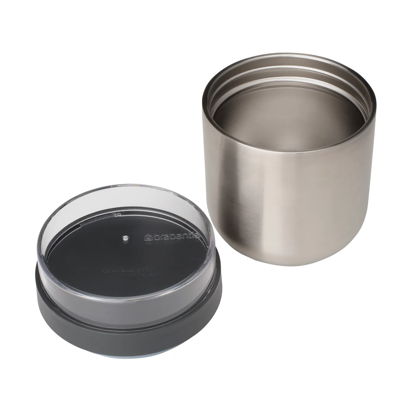 Make & Take -ruokatermos 0,5 l, Tummanharmaa Brabantia