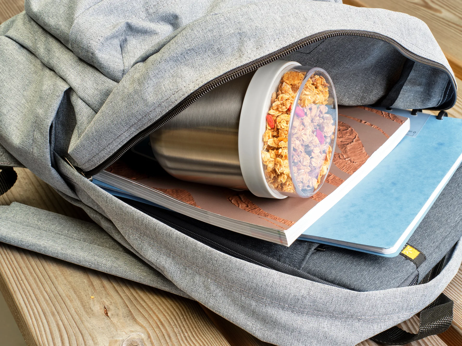 Make & Take -ruokatermos 0,5 l, Vaaleanharmaa Brabantia