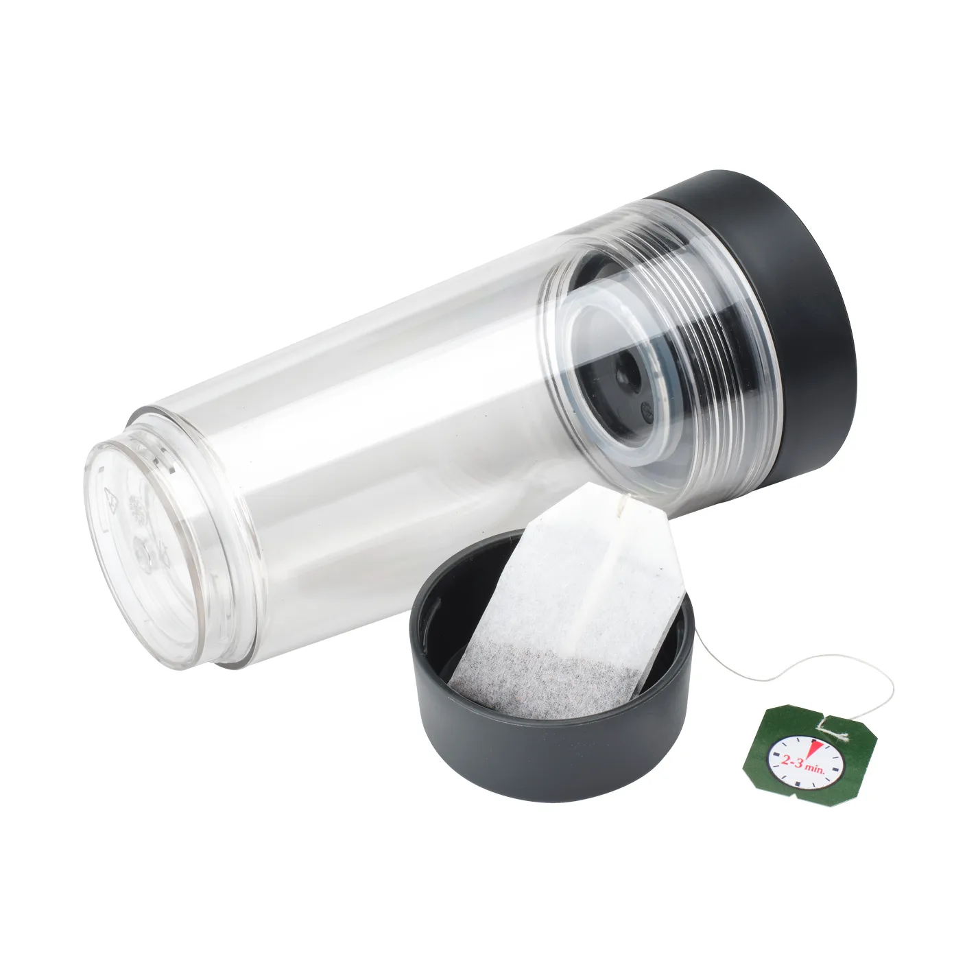 Make & Take -termosmuki teelle 36 cl, Tummanharmaa Brabantia