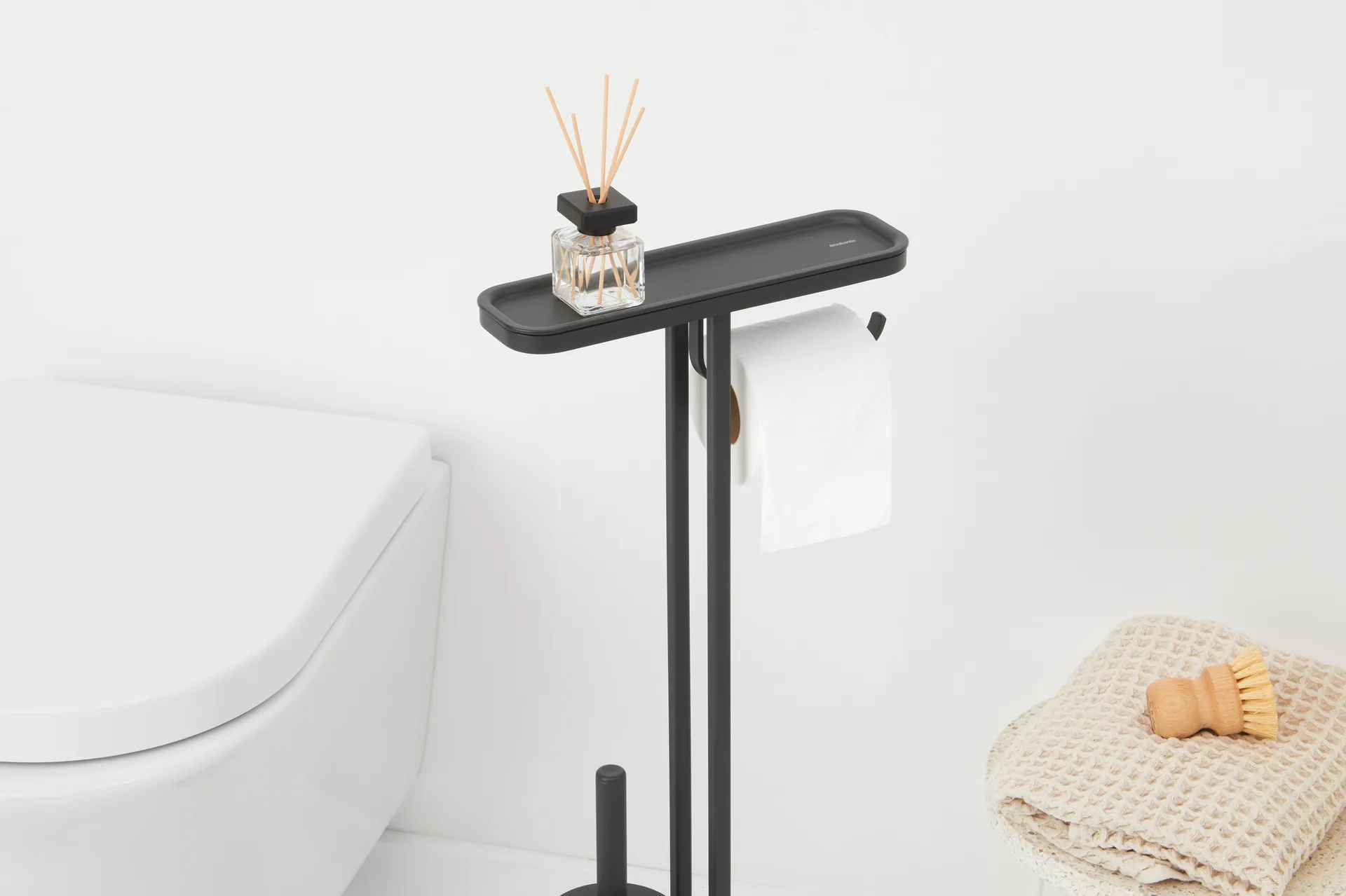 MindSet WC-butler, Mineral infinite grey, silicone Brabantia