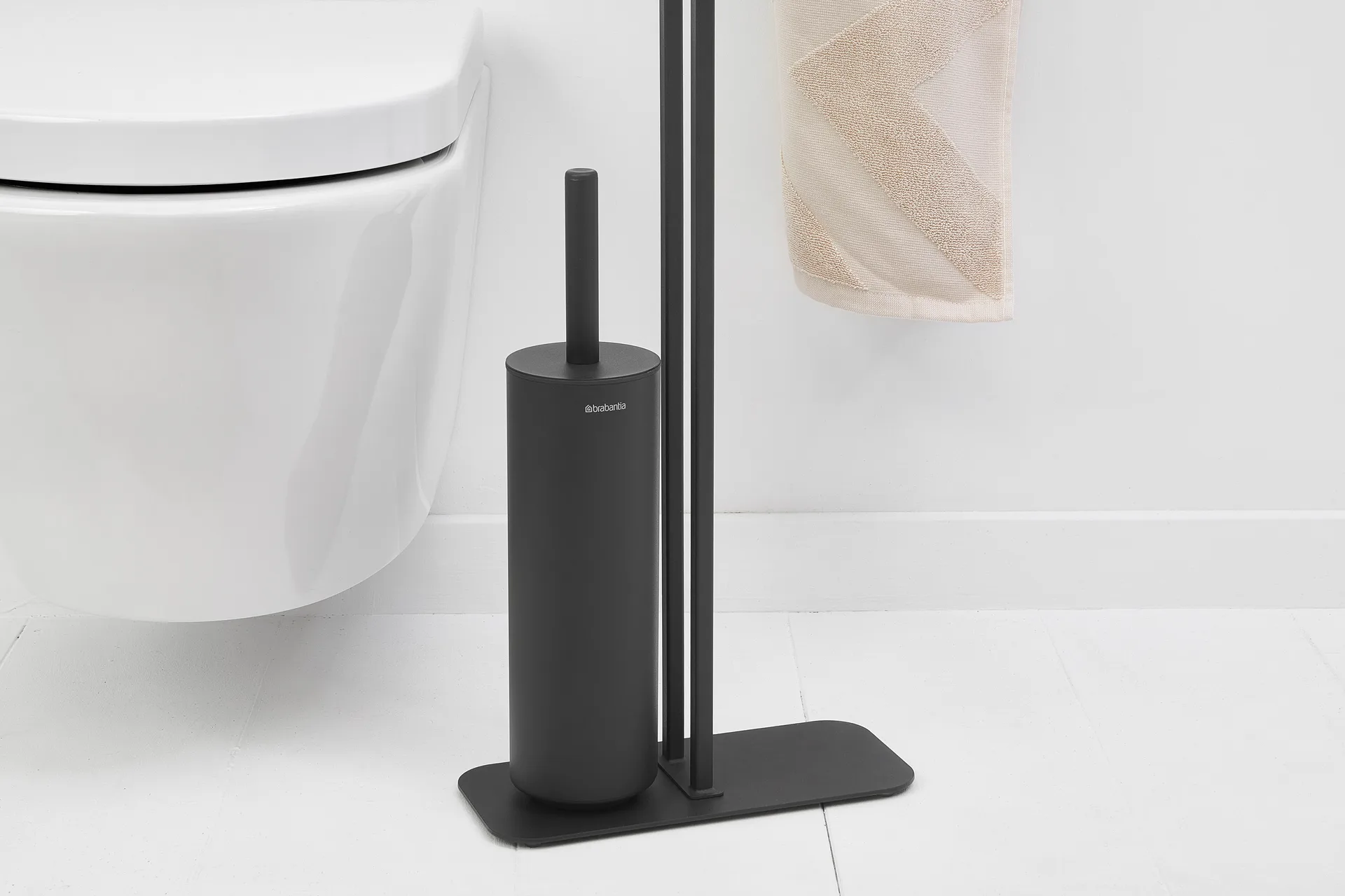 MindSet WC-butler, Mineral infinite grey, silicone Brabantia