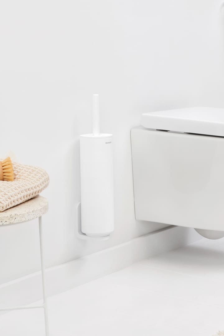 MindSet WC-harja pidikkeellä, Mineral Fresh White, silicone Brabantia