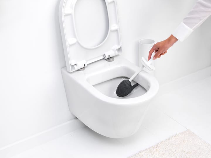 MindSet WC-harja pidikkeellä, Mineral Fresh White, silicone Brabantia