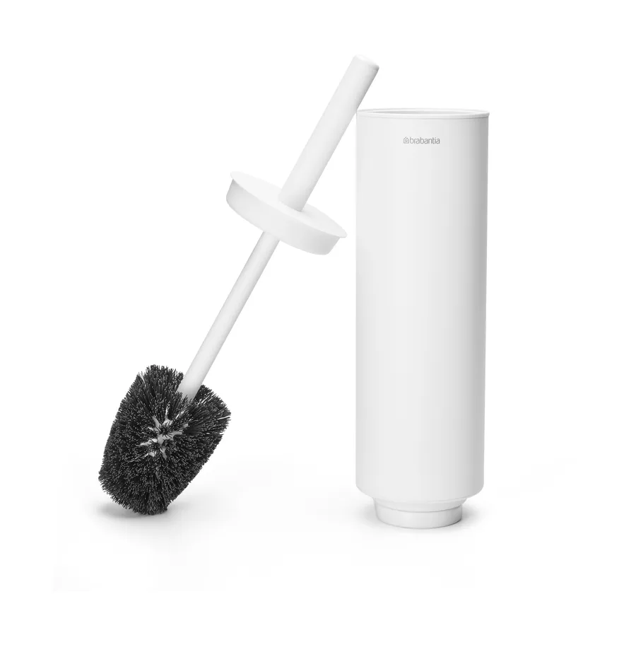 Brabantia MindSet WC-harja pidikkeellä Mineral Fresh White