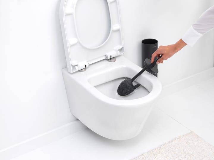 MindSet WC-harja pidikkeellä, Mineral infinite grey, silicone Brabantia