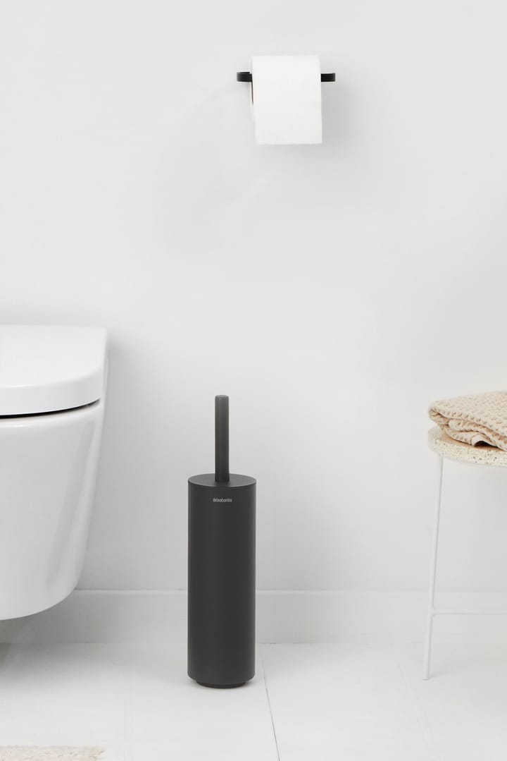 MindSet WC-harja pidikkeellä, Mineral infinite grey, silicone Brabantia