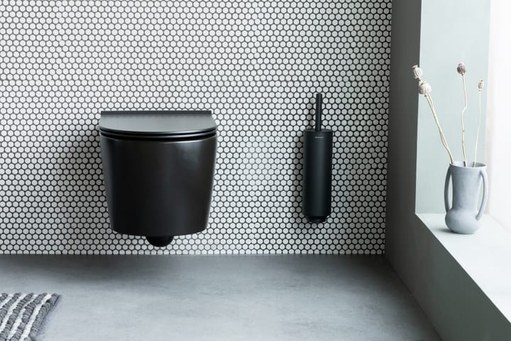 MindSet WC-harja pidikkeellä, Mineral infinite grey, silicone Brabantia