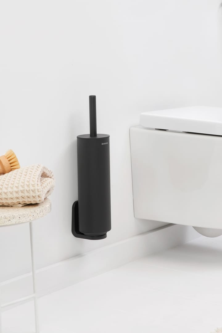MindSet WC-harja pidikkeellä, Mineral infinite grey, silicone Brabantia
