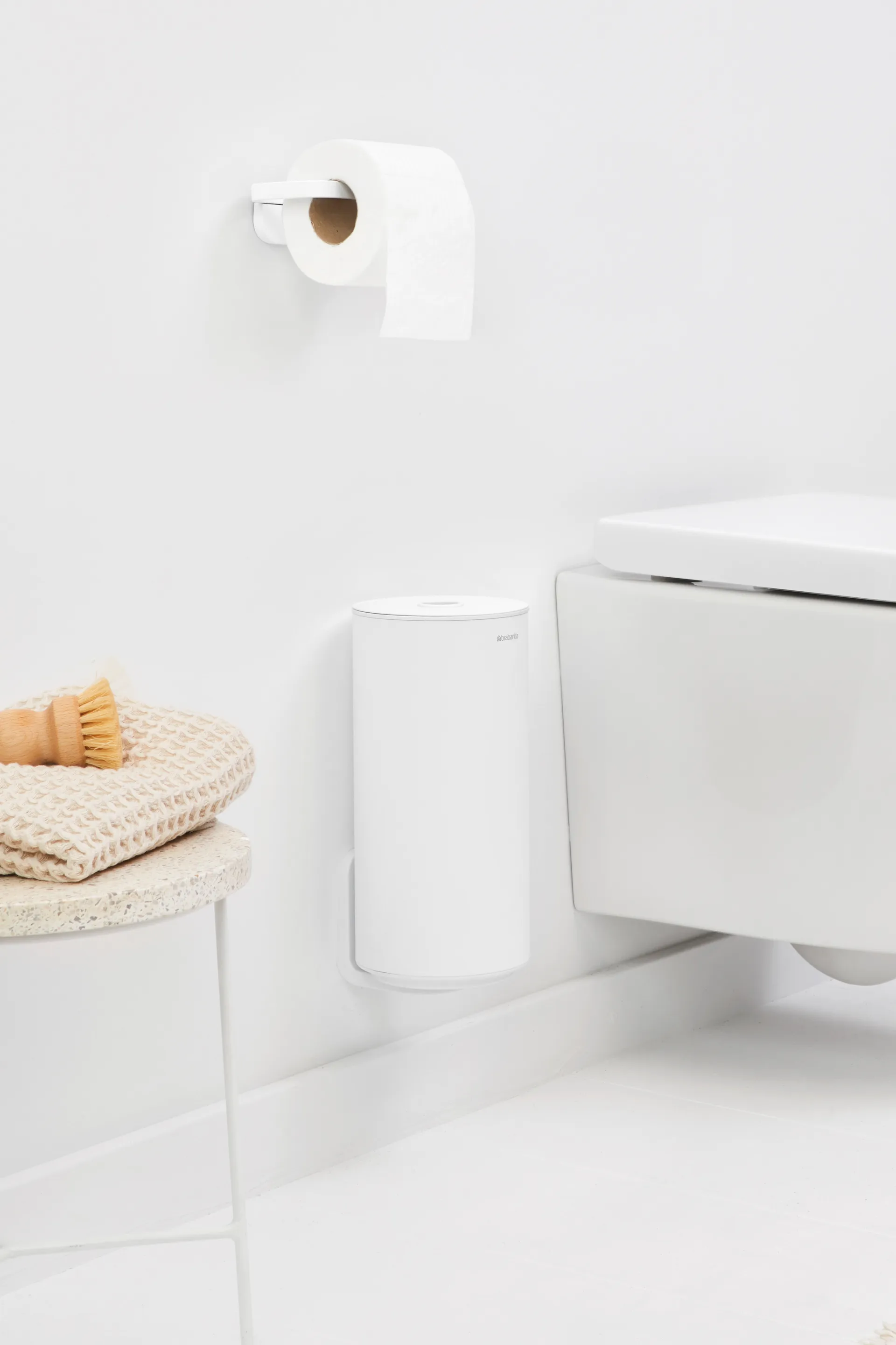 MindSet WC-paperiteline, Mineral Fresh White Brabantia