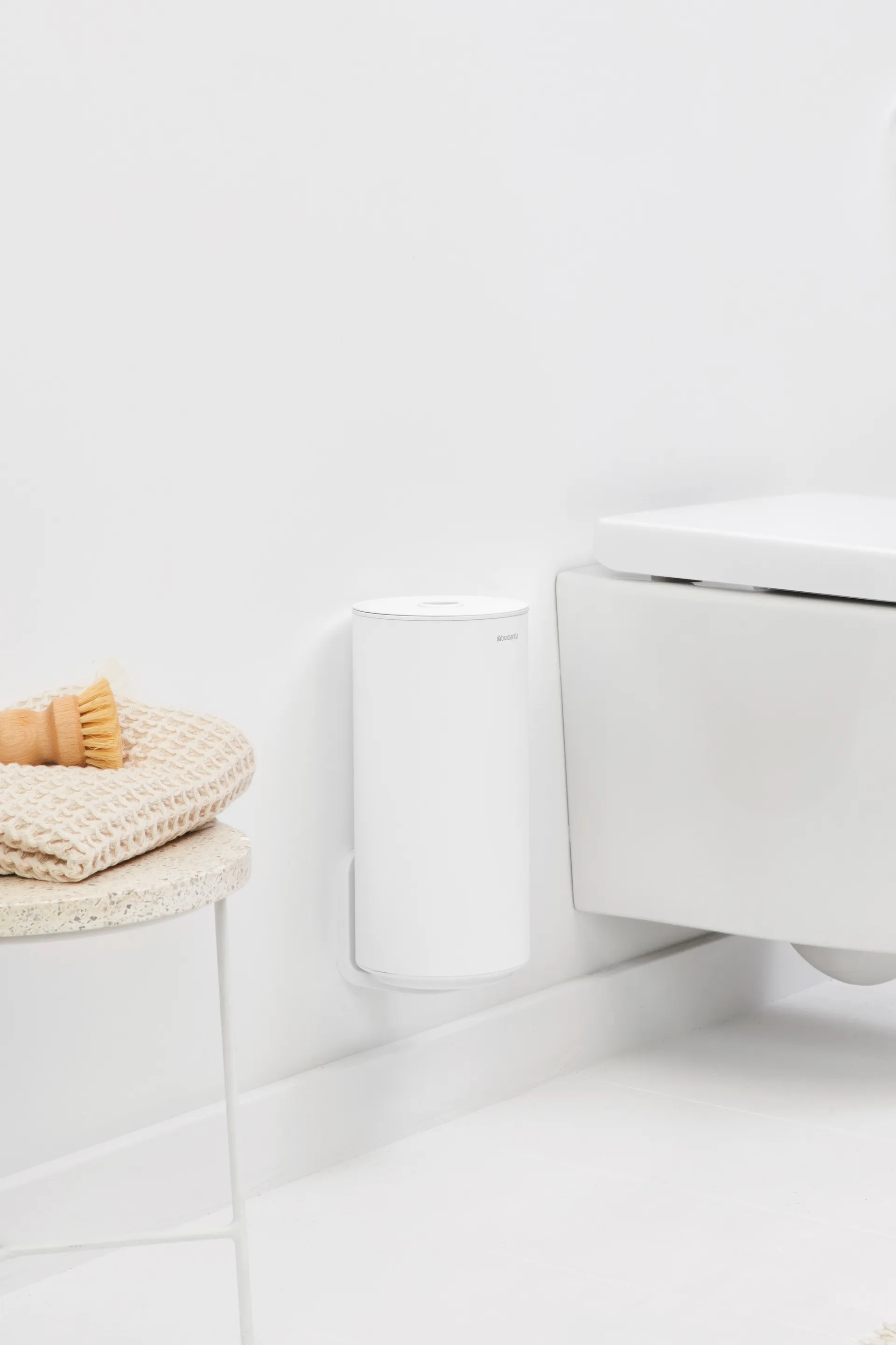 MindSet WC-paperiteline, Mineral Fresh White Brabantia