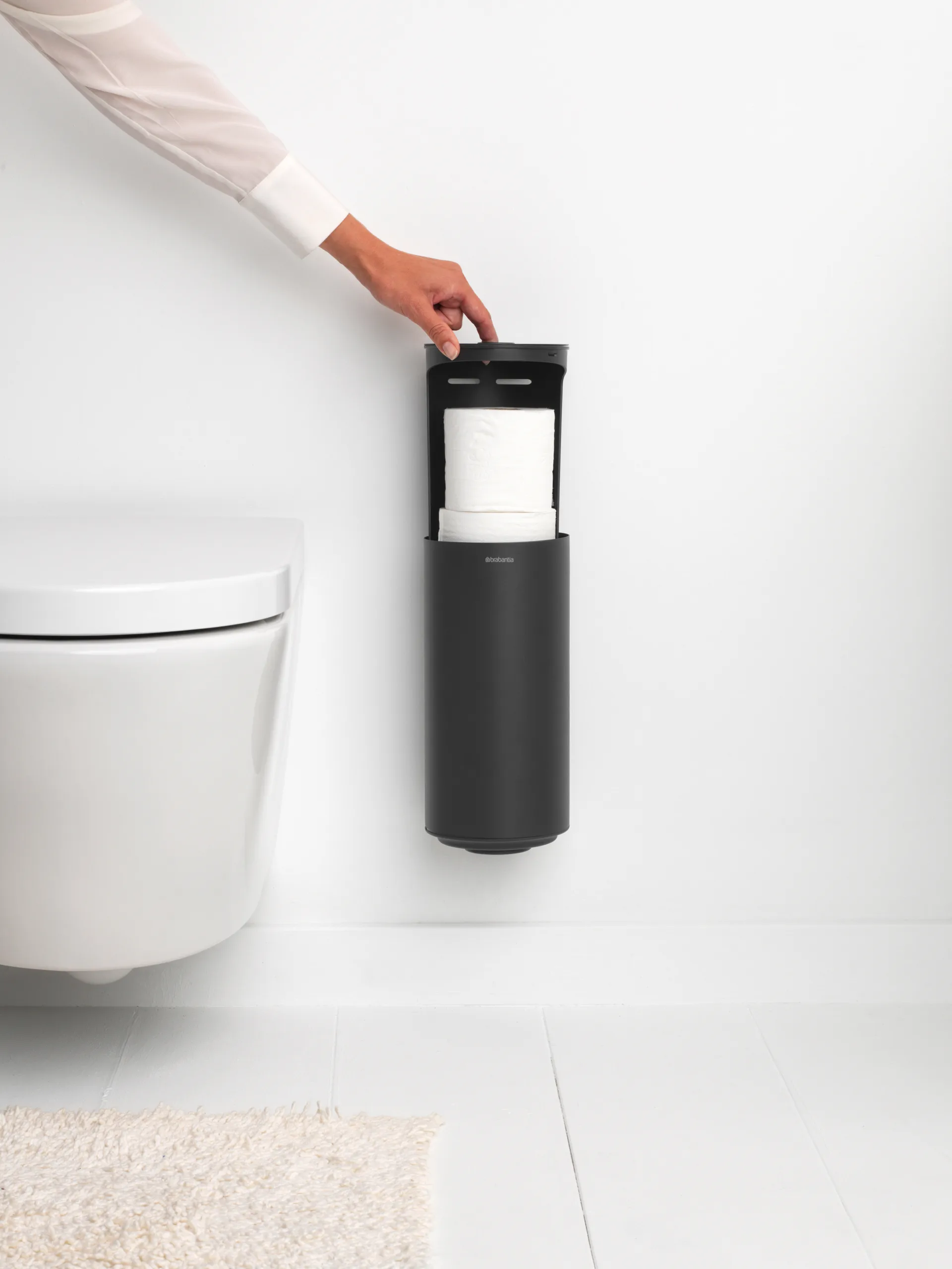 MindSet WC-paperiteline, Mineral infinite grey Brabantia