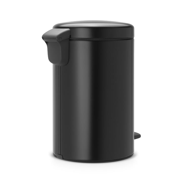 New Icon poljinroskis 12 litraa, matt black (musta) Brabantia