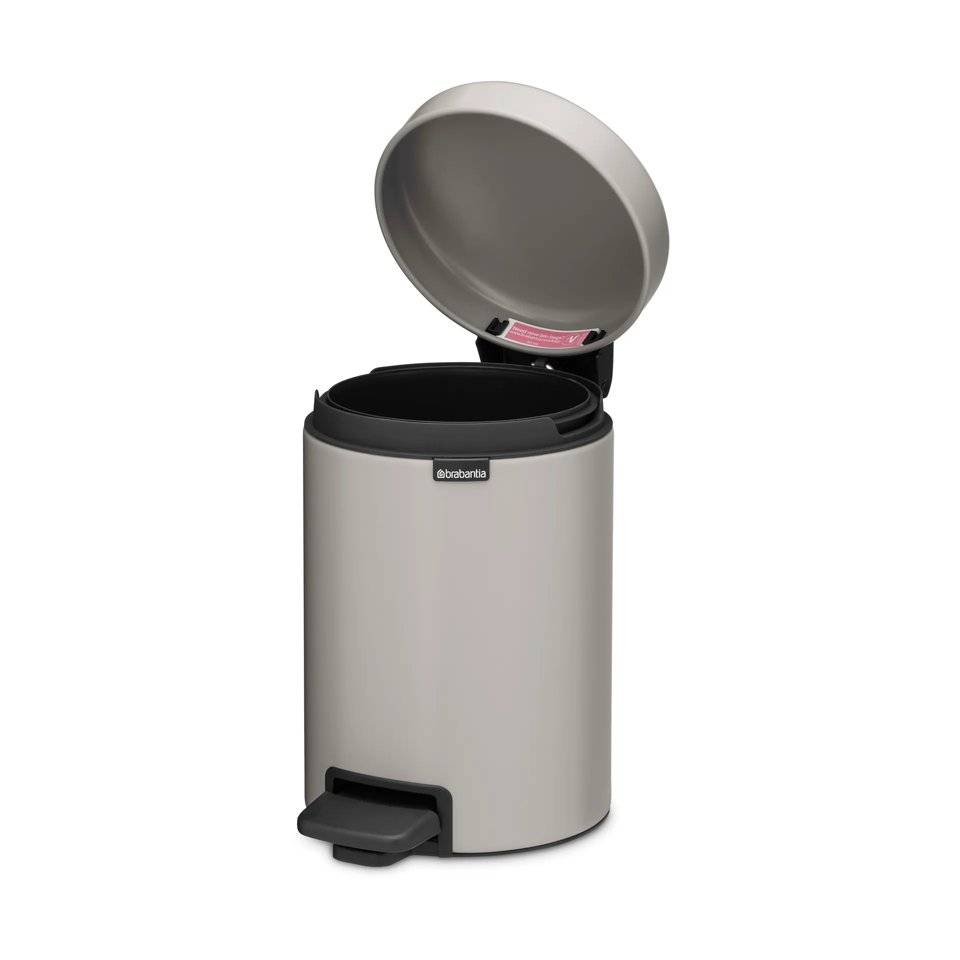 New Icon poljinroskis 3 litraa, Soft grey Brabantia