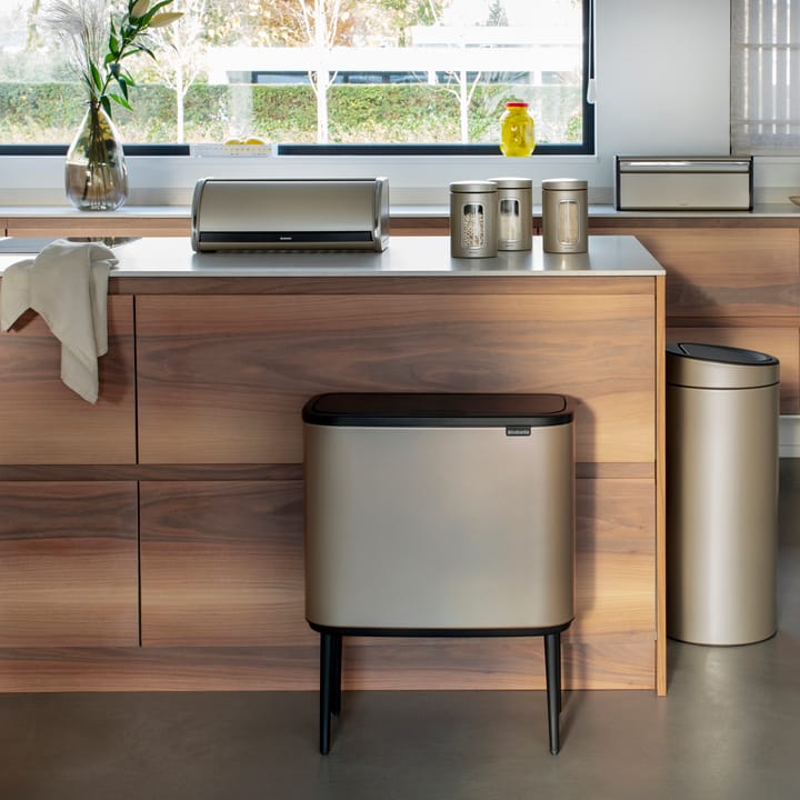 Roll Top leipälaatikko Large, Metallic Gold Brabantia