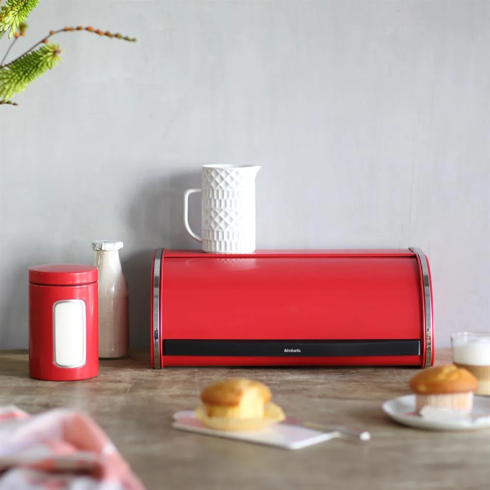 Roll Top leipälaatikko Large, passion red (punainen) Brabantia