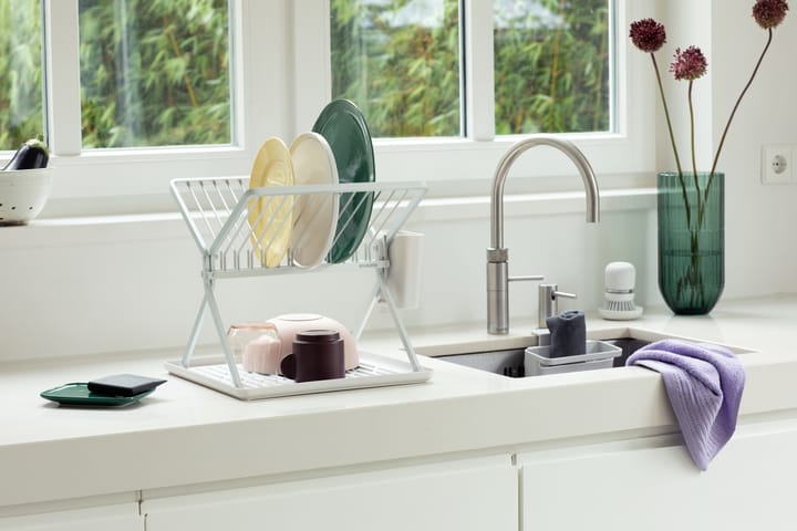 Sinkside kokoontaitettava tiskiteline 37 cm, vaaleanharmaa Brabantia