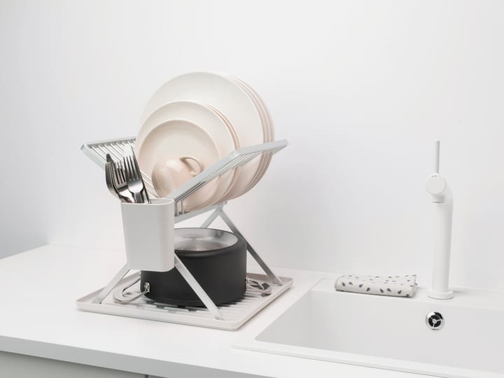 Sinkside kokoontaitettava tiskiteline 37 cm, vaaleanharmaa Brabantia