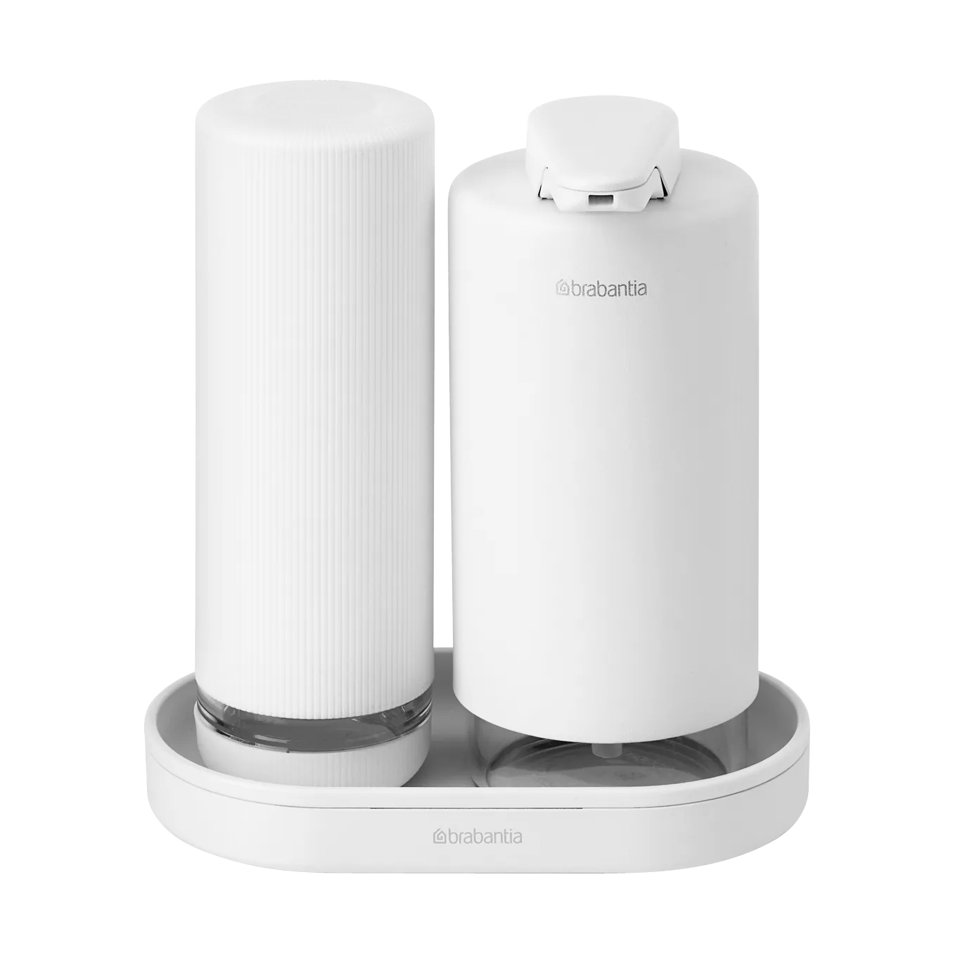 SinkStyle saippuapumppu/astianpesuaineen annostelija setti, Mineral Fresh White Brabantia