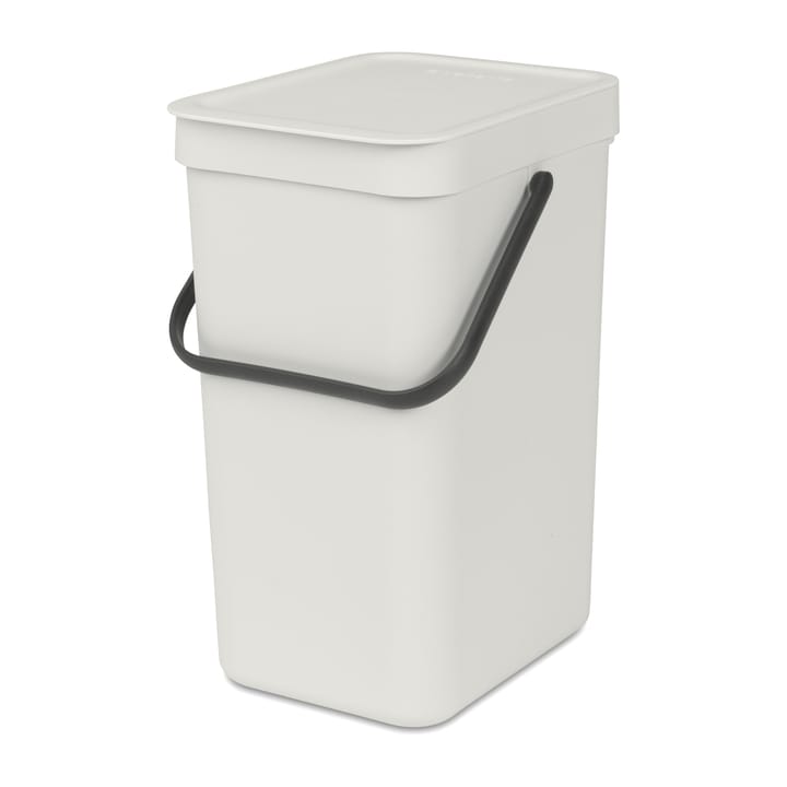 Sort & Go jäteastia 12 litraa, Vaaleanharmaa Brabantia