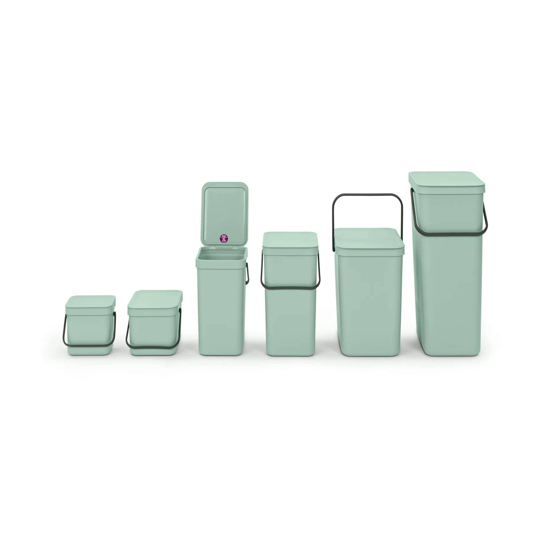 Sort & Go jäteastia 3 L, Jade green Brabantia