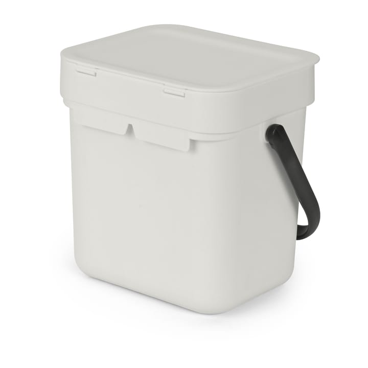Sort & Go jäteastia 3 L, Vaaleanharmaa Brabantia