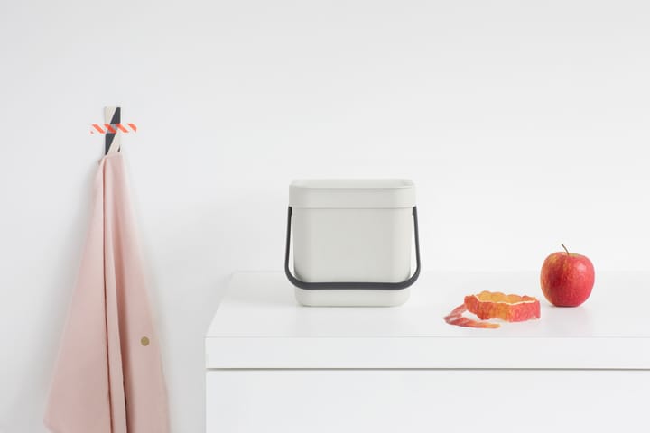 Sort & Go jäteastia 3 L, Vaaleanharmaa Brabantia