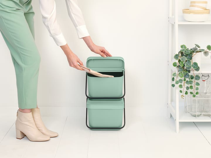 Sort & Go pinottava roska-astia 20 l, Jade Green Brabantia