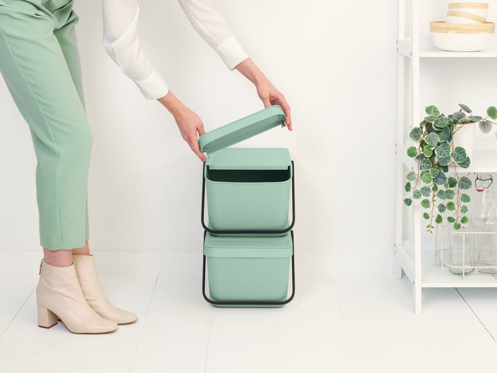 Sort & Go pinottava roska-astia 20 l, Jade Green Brabantia