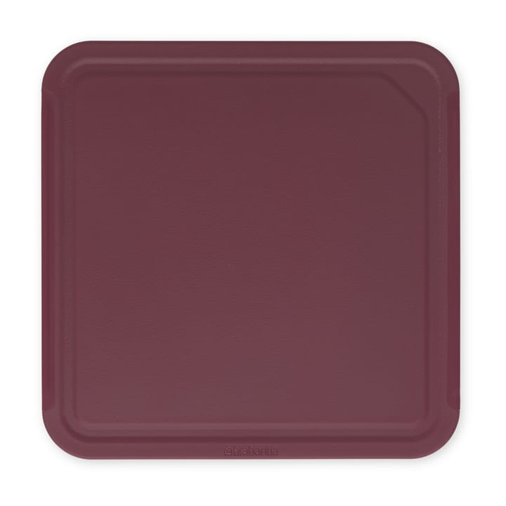 TASTY+ leikkuulauta medium 25x25 cm - Aubergine red - Brabantia