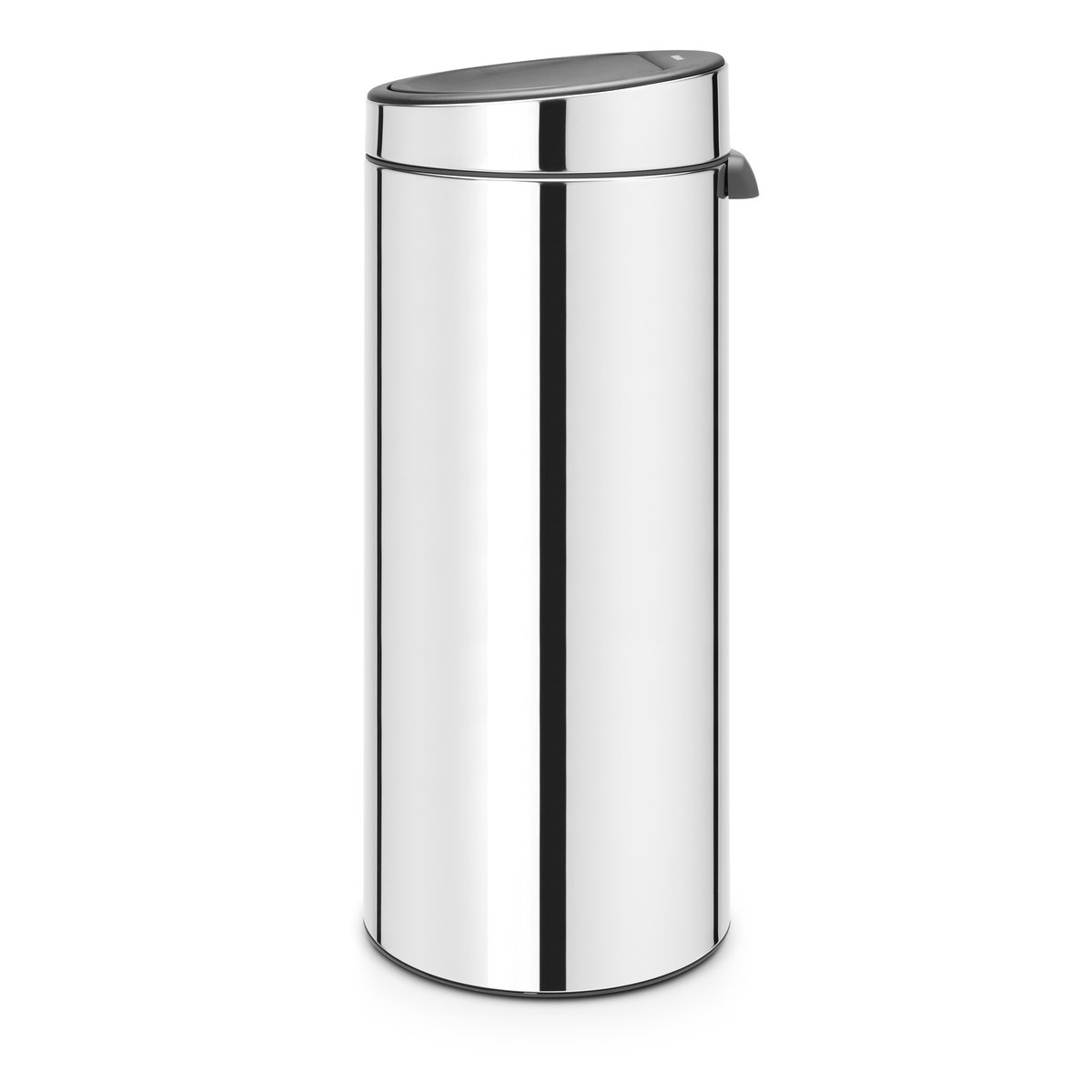 Brabantia Touch Bin roskakori 30 litraa brilliant steel (kiiltävä hopea)