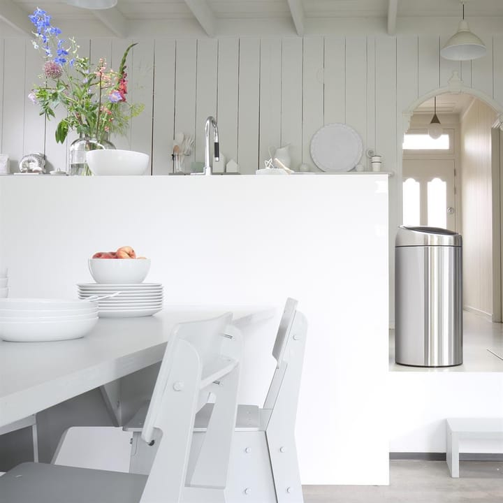 Touch Bin roskakori 45 litraa, matt steel (hopea) Brabantia