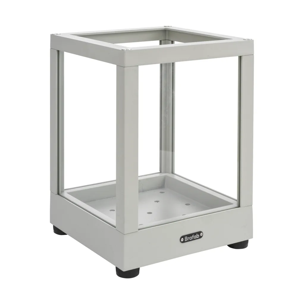 Belfort kynttilälyhty, Light grey, 28 cm Brafab