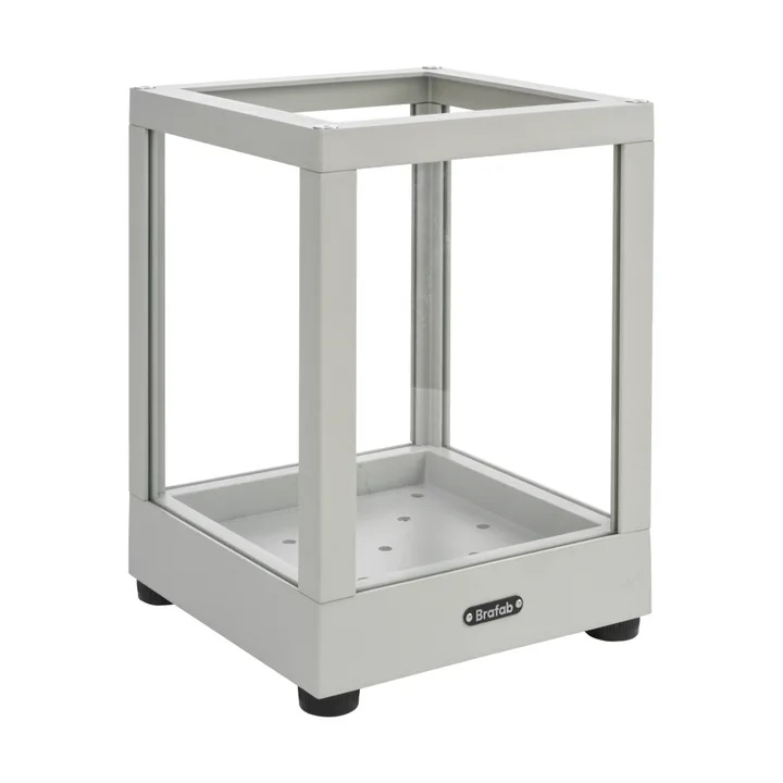 Belfort kynttilälyhty - Light grey, 28 cm - Brafab