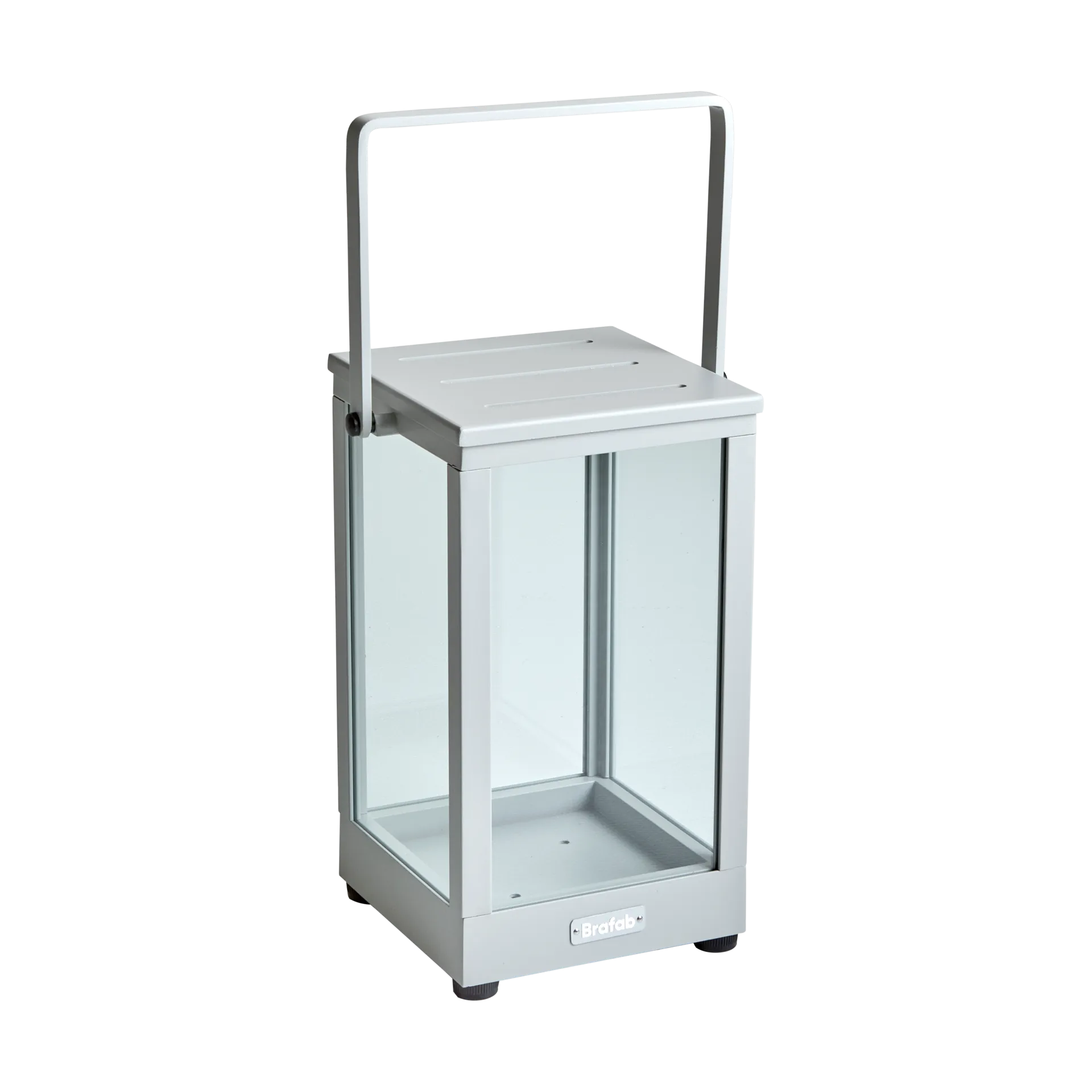 Belfort kynttilälyhty, Light grey H37 cm Brafab