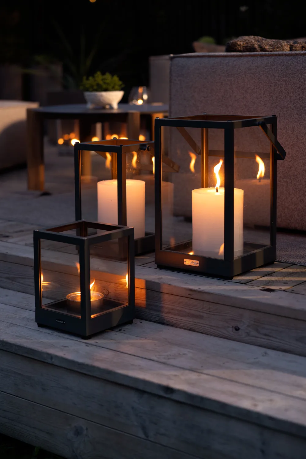 Belfort kynttilälyhty, Musta, 28 cm Brafab