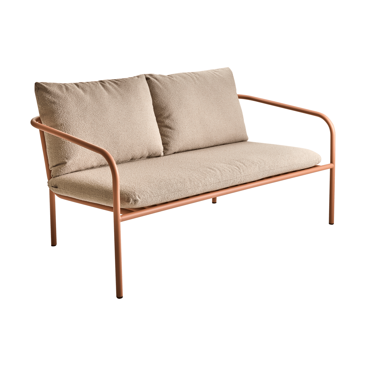 Brafab Bendt sohva Teddy beige-peach | Skandinaavinen Sisustus | Punainen