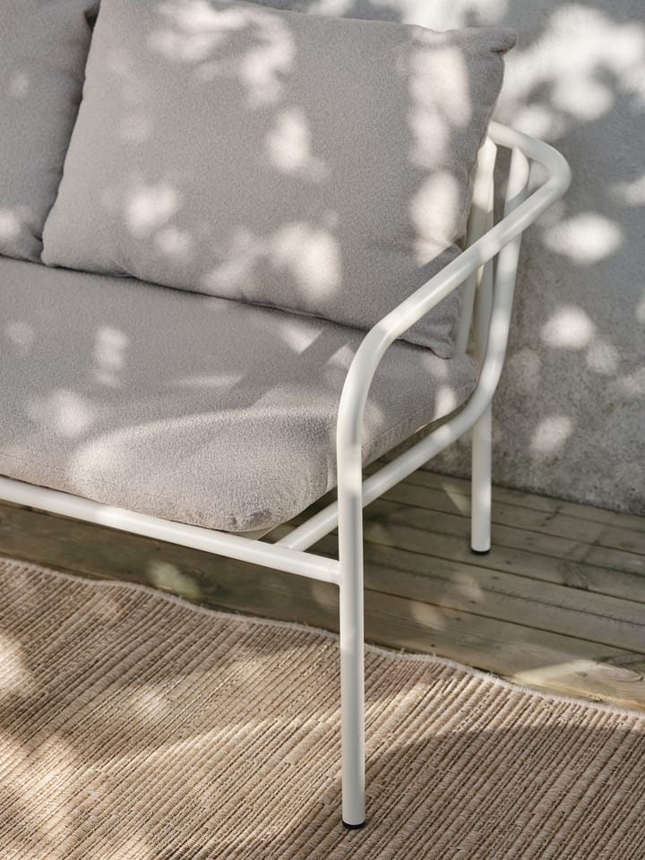 Bendt sohva, Teddy beige-pearl white Brafab