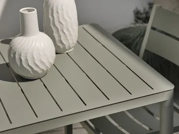 Bigby ruokapöytä - Dusty green, 195x90 cm - Brafab